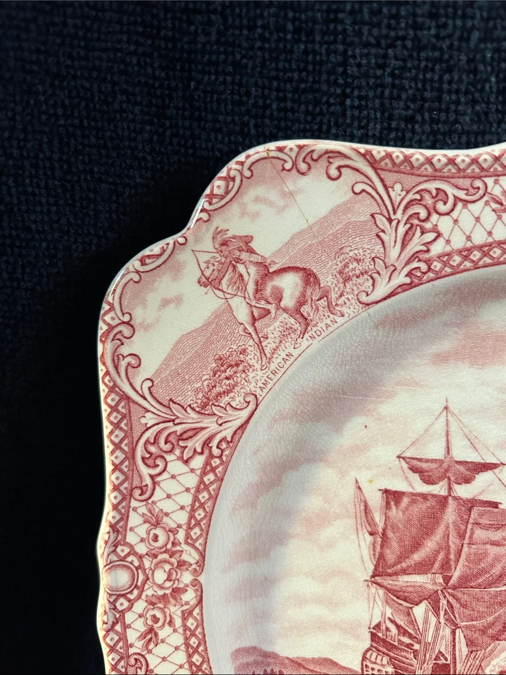 Crown Ducal England colonial times